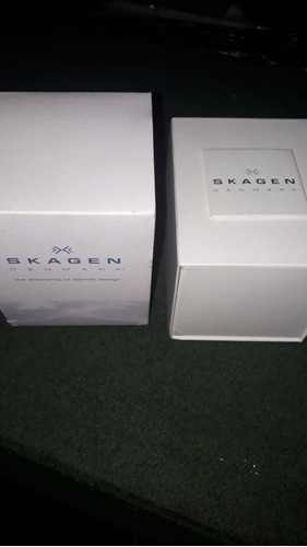 Caja De Reloj Skagen Con Manual