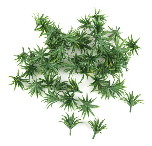 100pcs Cenário Verde Paisagem Modelo Grass Diorama Layout 2