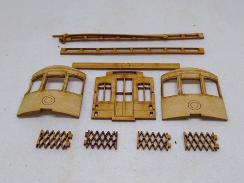 Imagen 2 de 5 de Nico Tranvia Brill De Lacroze Kit Fibrofacil H0 (mnt 39)