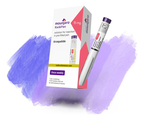 Tizerpatida 15mg Caneta Europeia Fraciona Doses 12x Sem Jur