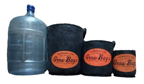 12 Maceta Geotextil 3l Profesional Redonda Bonita Reforzada