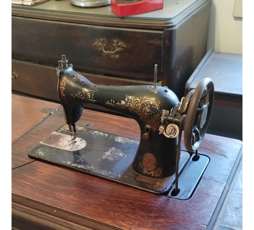 Maquina Singer Hierro Y Madera Para Decoración (no Envío) (Usado)