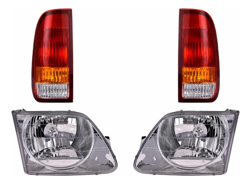 Paq Calaveras Y Faros Ford F-250 2005/2009 Depo