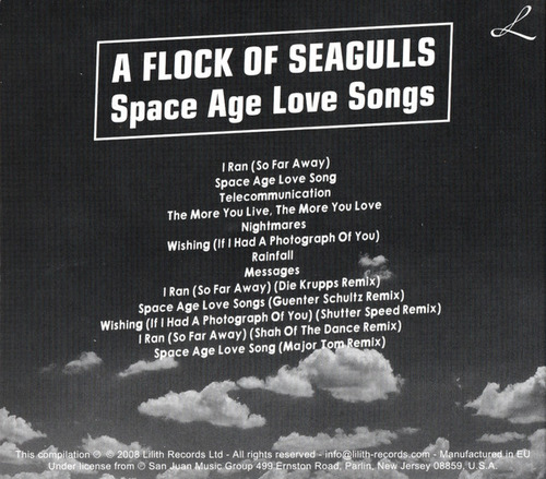 Cd Space Age Love Songs (a Flock Of Seagulls) Estándar