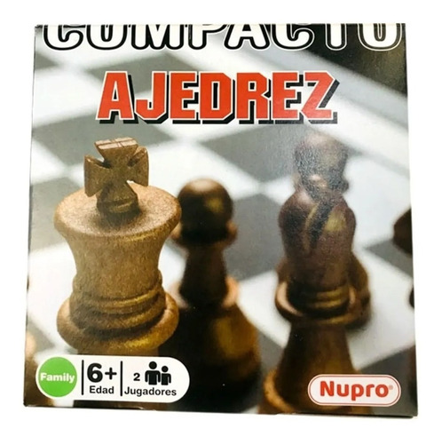 Mini Ajedrez Compacto Nupro Juego De Mesa De Viaje 