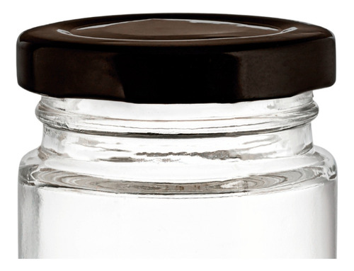 12 Frascos De Cristal Redondo 60 Ml