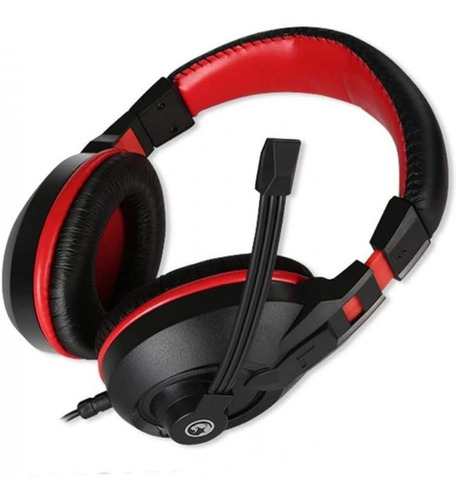 Imagem 3 de 4 de Headset Gamer Marvo Scorpion H8321p Preto E Vermelho - Novo