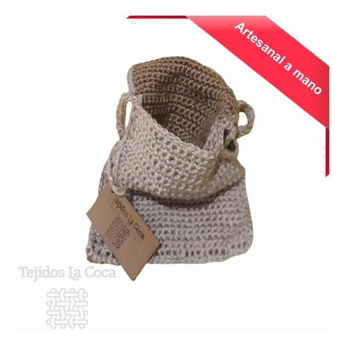 Bandolera Bicolor Lana Crochet / Artesanal (tlc55)