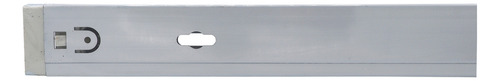 Paquete de 10 piezas Gabinete Canaleta Doble T8 120cm Wga-001 Estructura Blanco