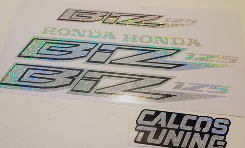 Calco Honda Biz 125 Holográfico Brillos