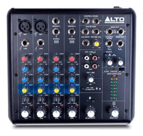 Alto Truemix 600 Mezcladora De Audio Con 2 Entradas Xlr De