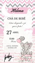 Comprar Convite Digital Personalizado Para Whatsapp Chá De Bebe