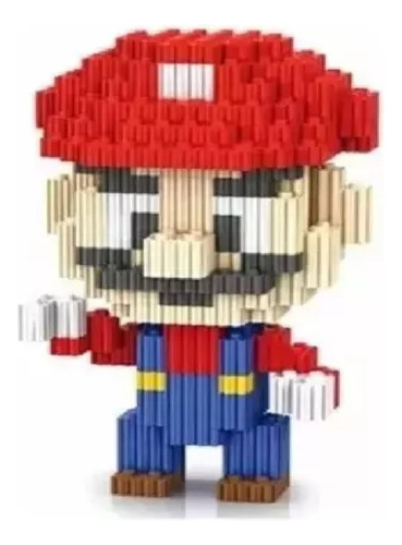 Mini Bloques Mario Bross Figura 3d Armables