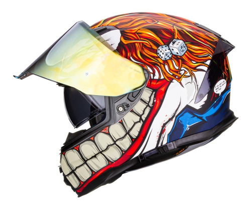 Hax Helmets. Casco Integral Dot Ece 06. Modelo Force Gambler