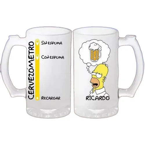 comprar Cervezómetro Personalizable De Homero Simpson