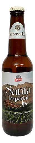 Cerveza artesanal Fortuna Santa Imperial IPA 355 mL