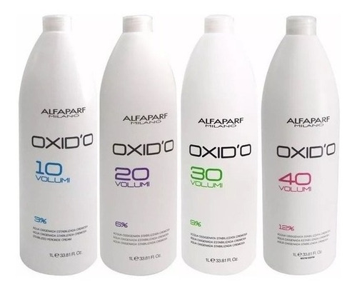 Oxidante Alfaparf X 1000 Ml 10/20/30/40 Vol.