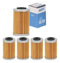 Comprar 5 Filtros De Aceite Para Ktm Duke 200 12-16 Mtc