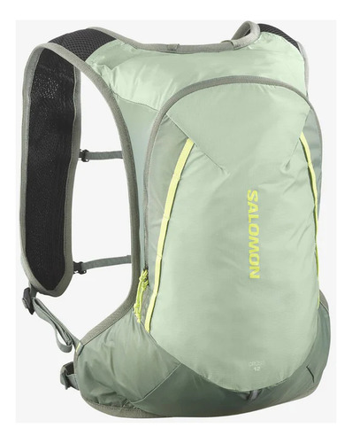 Mochila Trail Running Salomon Cross 12l Verde Liso