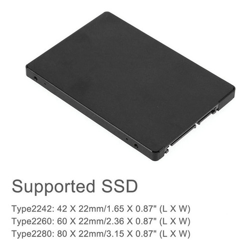 M.2 Ssd A 2,5 Pulgadas 3.0 Card Case Key B/key B+m Adaptador