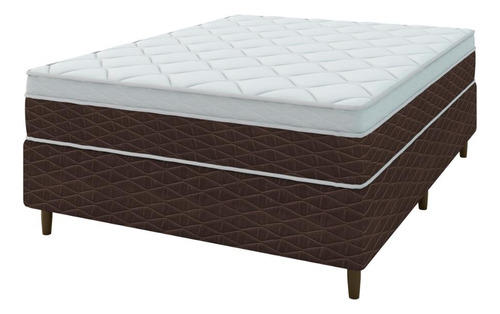 Cama Box Casal Molas Ensacadas Individualmente Euro 138x188 Karina Umaflex