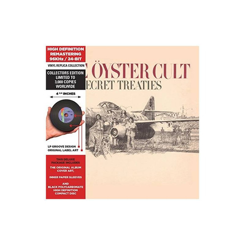 Blue Oyster Cult Secret Treaties Limited Edition Collecto Cd
