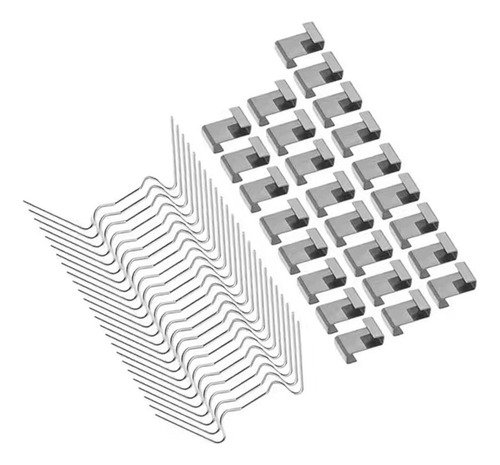 50x Clips De Acero Inoxidable Para Invernadero Clips De