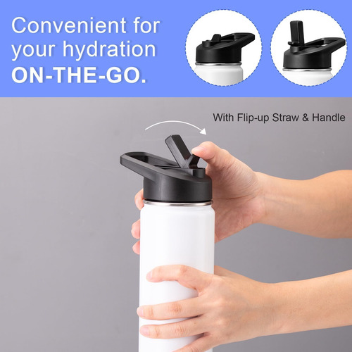 Paquete De 6 Botellas De Agua De Sublimación En Blanco, Bote