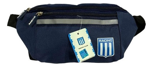 Riñonera Azul Racing Academia Fútbol Argentino