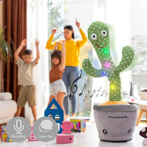 Innovagoods Dancing Cactus, Dancing Cactus Repite En Español