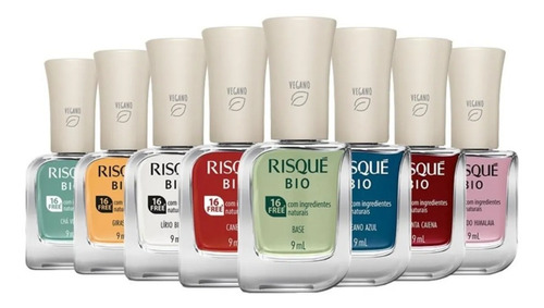 Kit Esmalte Risque Coleção Bio Lançamento Coleção Completa