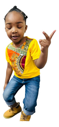 Poleras Unisex  Afro Para Niños Y Niñas 