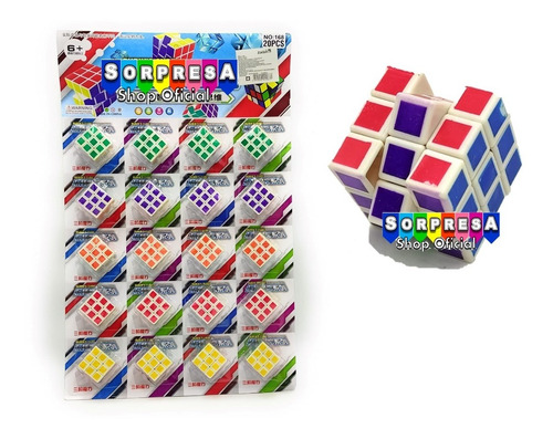 80 Cubos Magico Juguete Destreza Piñata Bolo Fiesta Cumpleañ