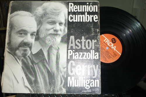 Piazzolla Mulligan  Reunión Cumbre Vinilo Uruguayo Vg