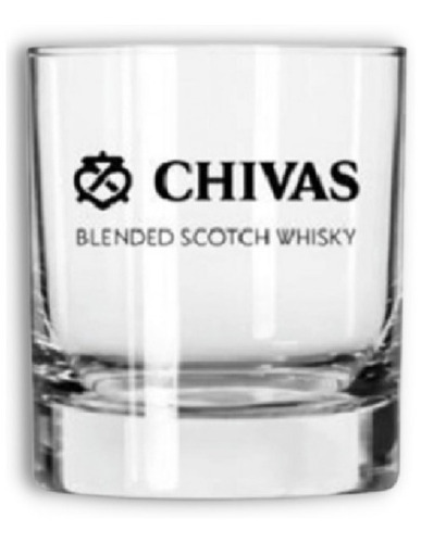 Vaso De Whisky Chivas Real De Vidrio 330ml Premium