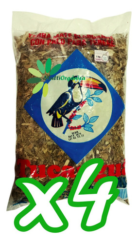 Yerba Mate Canchada Terere Tucangua Kilo - Pack X 4