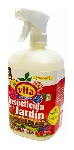 Malathion Insecticida Para Jardín Vita 1l Control De Plagas 