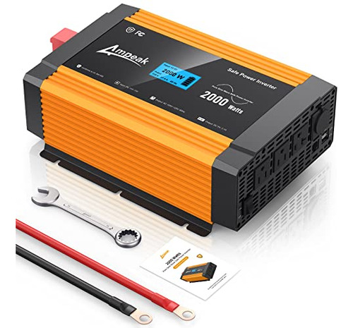 2000w Pure Sine Wave Power Inverter 17 Protections Inve...