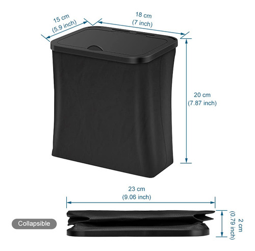 Basurero Colgante Para Automóvil Impermeable
