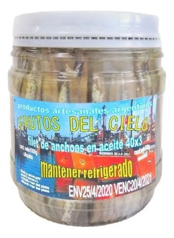Filete De Anchoas En Aceite 1kg