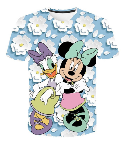 Poleras De Mickey Minnie Donald Duck Para Niñas