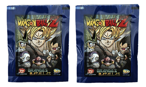 Figuritas Dragon Ball Z Grandes Batallas Pack X40 Sobres Fs