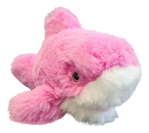 Tiburón Rosa De Peluche Suave Para Bebés Y Niños Pequeños