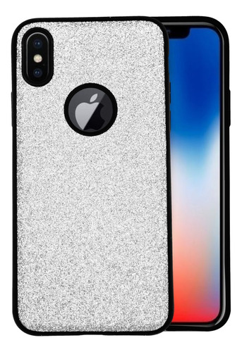 Forro Escarchado Case Protectora iPhone X/ Xs 