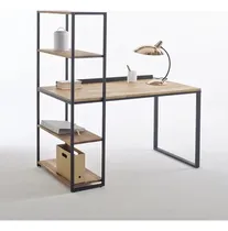 Comprar Escritorio Hierro Y Madera Maciza A Medida Finger -120*50