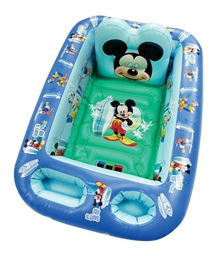 Bañera De Seguridad Inflable Portatil Disney Mickey  Mouse 