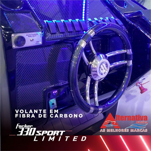 Lancha Fib Focker 330 Sport Limited Zera Pronta Para Navegar