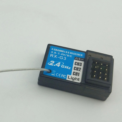 Transmisor Y Receptor De Control Rc De 3 Canales De 2,4 Ghz