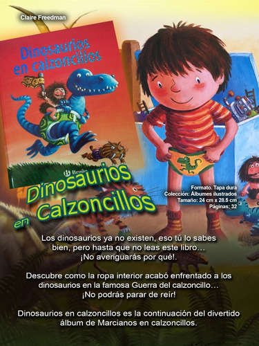 Libro. Dinosaurios En Calzoncillos