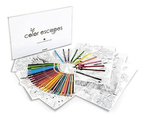 Kit De Páginas Para Colorear Y Lápices De Color Crayola